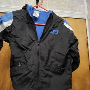 Nike Kids Black and Blue Raincoat